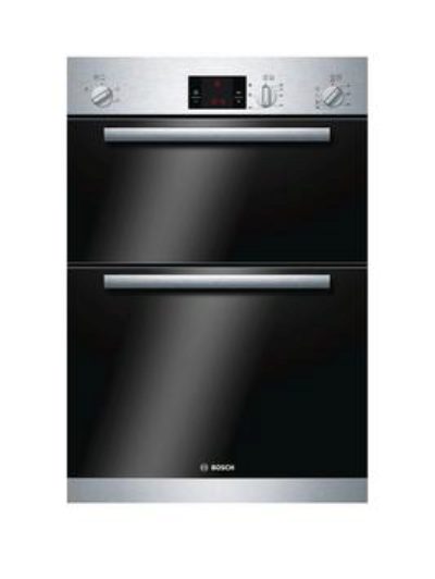 Bosch Series 6 Hbm13B151B 60Cm Built-In Double Oven - Brushed Steel